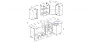 Кухонный гарнитур угловой Шимо 2200х1000 (Стол. 26мм) в Воткинске - votkinsk.mebel24.online | фото 2
