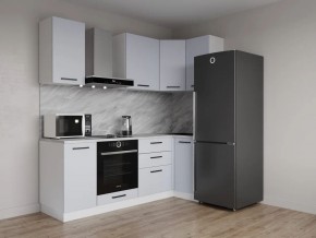 Кухонный гарнитур угловой Смоки 2200*1000 (Стол. 38 мм) в Воткинске - votkinsk.mebel24.online | фото 1