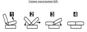 ЛАУРА ЛЮКС Диван Лаура Люкс БД+2подушки в Воткинске - votkinsk.mebel24.online | фото 7