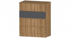 ЛЕНОРА Комод 4 ящика (графит) в Воткинске - votkinsk.mebel24.online | фото