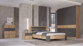 ЛЕНОРА Спальный гарнитур (модульный) графит в Воткинске - votkinsk.mebel24.online | фото