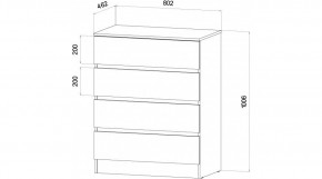 ЛЕНОРА Спальный гарнитур (модульный) графит в Воткинске - votkinsk.mebel24.online | фото 3