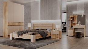 ЛЕНОРА Спальный гарнитур (модульный) кашемир в Воткинске - votkinsk.mebel24.online | фото