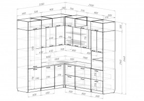ЛИОРА Кухонный гарнитур Гранд Прайм  (2200*2500 мм) в Воткинске - votkinsk.mebel24.online | фото 2