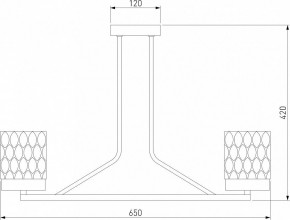 Люстра на штанге Eurosvet Calle 60127/6 хром в Воткинске - votkinsk.mebel24.online | фото 5