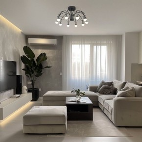 Люстра на штанге Eurosvet Ragno 90035/10 LED черный в Воткинске - votkinsk.mebel24.online | фото 5