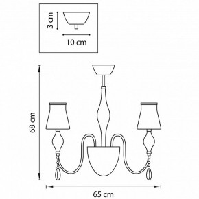 Люстра на штанге Lightstar Escica 806050 в Воткинске - votkinsk.mebel24.online | фото 6