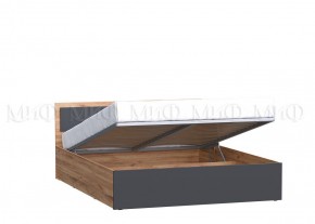 МАРТИНА СГ Кровать 1400 с ПМ (графит) в Воткинске - votkinsk.mebel24.online | фото