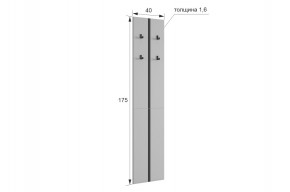 МЕРСИ Прихожая (модульная) графит в Воткинске - votkinsk.mebel24.online | фото 2