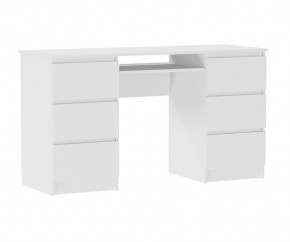 МОРИ МС-2 Стол 6 ящиков (белый) в Воткинске - votkinsk.mebel24.online | фото 2