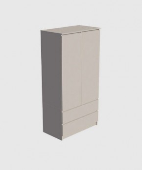 МОРИ МШ 900.1 Шкаф с 2-мя дв. и 2-мя ящ. (Сатин) в Воткинске - votkinsk.mebel24.online | фото 2