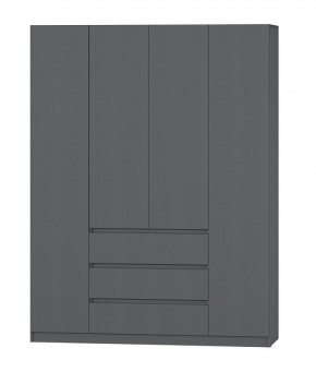 МС "Хилтон" Шкаф №1 1600 (Графит) в Воткинске - votkinsk.mebel24.online | фото
