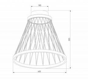 Накладной светильник Eurosvet Cesta 40018/1 LED коричневый в Воткинске - votkinsk.mebel24.online | фото 4