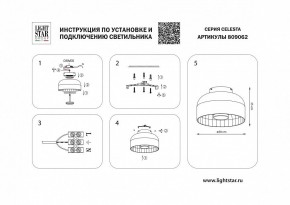 Накладной светильник Lightstar Celesta 809062 в Воткинске - votkinsk.mebel24.online | фото 4