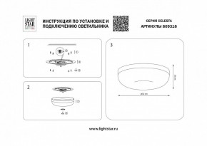 Накладной светильник Lightstar Celesta 809316 в Воткинске - votkinsk.mebel24.online | фото 4