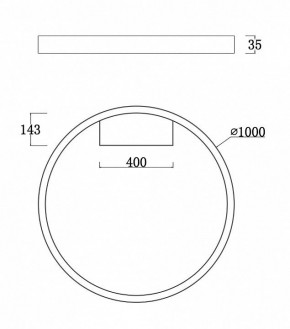 Накладной светильник Maytoni Rim MOD058CL-L65B4K в Воткинске - votkinsk.mebel24.online | фото 3