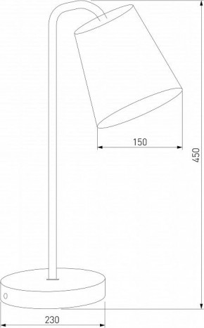 Настольная лампа декоративная Eurosvet Montero 01134/1 черный в Воткинске - votkinsk.mebel24.online | фото 4