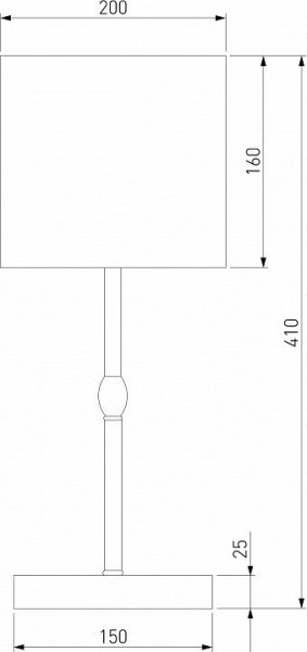 Настольная лампа декоративная Eurosvet Notturno 01162/1 черный в Воткинске - votkinsk.mebel24.online | фото 4