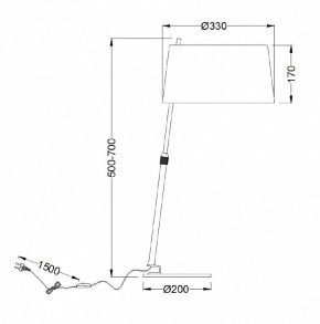 Настольная лампа декоративная Maytoni Bergamo MOD613TL-01B в Воткинске - votkinsk.mebel24.online | фото 9