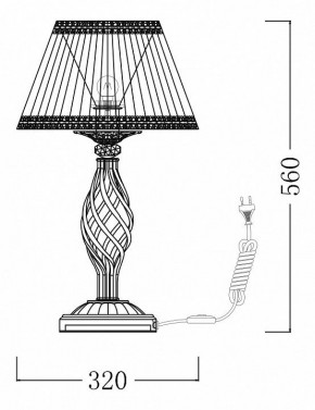Настольная лампа декоративная Maytoni Grace ARM247-00-G в Воткинске - votkinsk.mebel24.online | фото 7