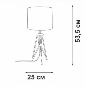 Настольная лампа декоративная Vitaluce V2834 V2834-1/1L в Воткинске - votkinsk.mebel24.online | фото 2