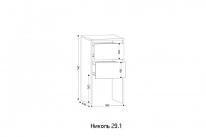 НИКОЛЬ 25 Шкаф 5-ти створчатый в Воткинске - votkinsk.mebel24.online | фото 7