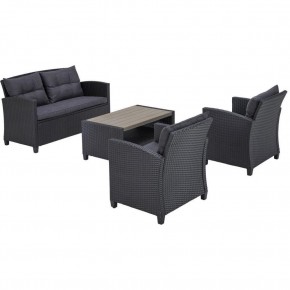 Плетеный комплект мебелис диваном AFM-804G Dark Grey в Воткинске - votkinsk.mebel24.online | фото 3