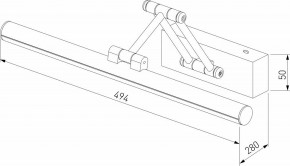 Подсветка для картины Elektrostandard Monza a064136 в Воткинске - votkinsk.mebel24.online | фото 4