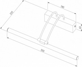 Подсветка для зеркала Elektrostandard Simple a063695 в Воткинске - votkinsk.mebel24.online | фото 3