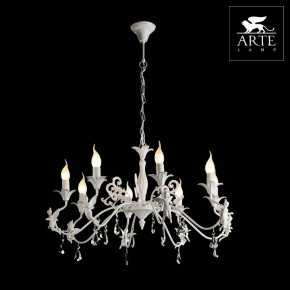 Подвесная люстра Arte Lamp Angelina A5349LM-8WH в Воткинске - votkinsk.mebel24.online | фото 2