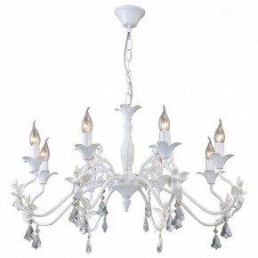 Подвесная люстра Arte Lamp Angelina A5349LM-8WH в Воткинске - votkinsk.mebel24.online | фото 3