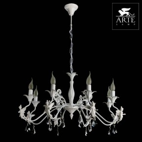 Подвесная люстра Arte Lamp Angelina A5349LM-8WH в Воткинске - votkinsk.mebel24.online | фото 4