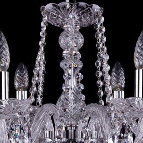 Подвесная люстра Bohemia Ivele Crystal 1402 1402/6/195/Ni в Воткинске - votkinsk.mebel24.online | фото 5