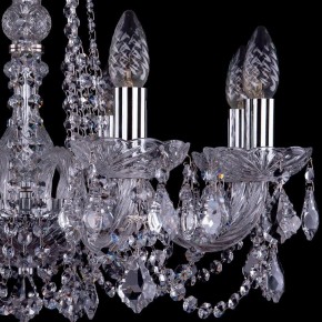 Подвесная люстра Bohemia Ivele Crystal 1402 1402/8/195/Ni/Leafs в Воткинске - votkinsk.mebel24.online | фото 2