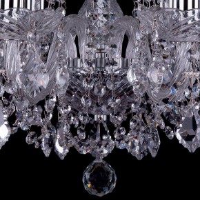 Подвесная люстра Bohemia Ivele Crystal 1402 1402/8/195/Ni/Leafs в Воткинске - votkinsk.mebel24.online | фото 3