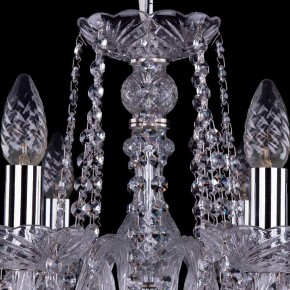 Подвесная люстра Bohemia Ivele Crystal 1402 1402/8/195/Ni/Leafs в Воткинске - votkinsk.mebel24.online | фото 4