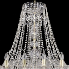 Подвесная люстра Bohemia Ivele Crystal 1411 1411/24/460/G в Воткинске - votkinsk.mebel24.online | фото 4