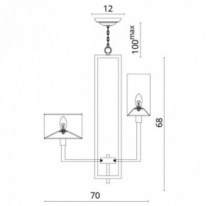 Подвесная люстра Divinare Porta 5933/01 LM-8 в Воткинске - votkinsk.mebel24.online | фото 5