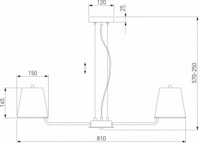 Подвесная люстра Eurosvet Amaretto 60155/8 хром в Воткинске - votkinsk.mebel24.online | фото 5