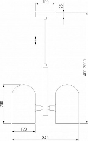 Подвесная люстра Eurosvet Bambola 50357/3 латунь в Воткинске - votkinsk.mebel24.online | фото 4