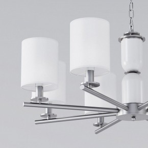 Подвесная люстра Eurosvet Caprera 60146/8 никель в Воткинске - votkinsk.mebel24.online | фото 6