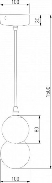 Подвесная люстра Eurosvet Polar 50250/1 LED черный в Воткинске - votkinsk.mebel24.online | фото 3