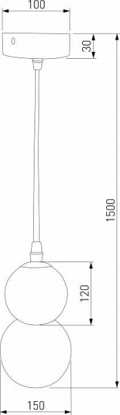 Подвесная люстра Eurosvet Polar 50251/1 LED белый в Воткинске - votkinsk.mebel24.online | фото 3