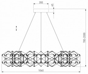 Подвесная люстра Eurosvet Uma 90369/15 медь в Воткинске - votkinsk.mebel24.online | фото 4