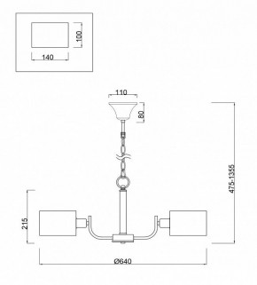 Подвесная люстра Freya Anita FR5012PL-05CH в Воткинске - votkinsk.mebel24.online | фото 4