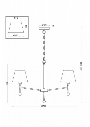 Подвесная люстра Freya Rosemary FR5190PL-05BS2 в Воткинске - votkinsk.mebel24.online | фото 4