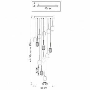 Подвесная люстра Lightstar Acrile 738131 в Воткинске - votkinsk.mebel24.online | фото 7