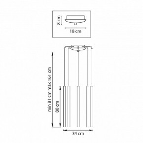 Подвесная люстра Lightstar Tubo L5T747433 в Воткинске - votkinsk.mebel24.online | фото 3