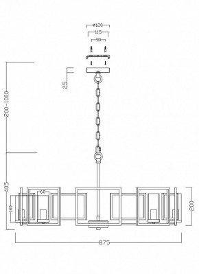 Подвесная люстра Maytoni Bowi H009PL-08G в Воткинске - votkinsk.mebel24.online | фото 4