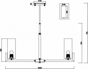 Подвесная люстра Maytoni Fortano MOD089PL-10BS в Воткинске - votkinsk.mebel24.online | фото 3